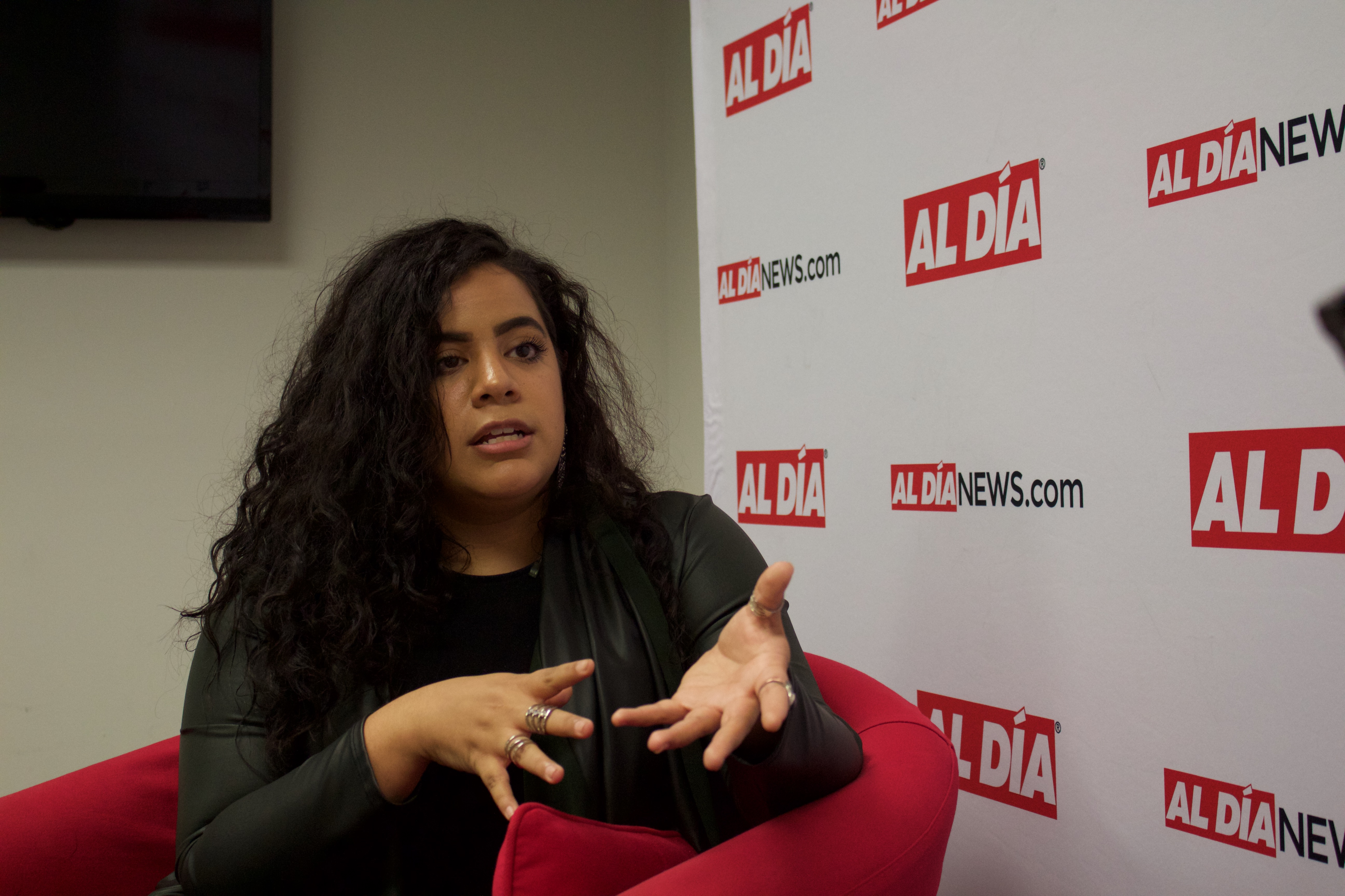 Delilah Dee, founder and CEO of Delilah & Company, a digital content and events agency, aimed to promote positive content. Photo: Yesid Vargas/AL DÍA News
