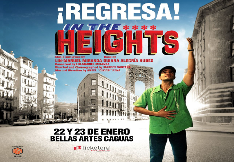 Official poster of the musical "In the Heights".