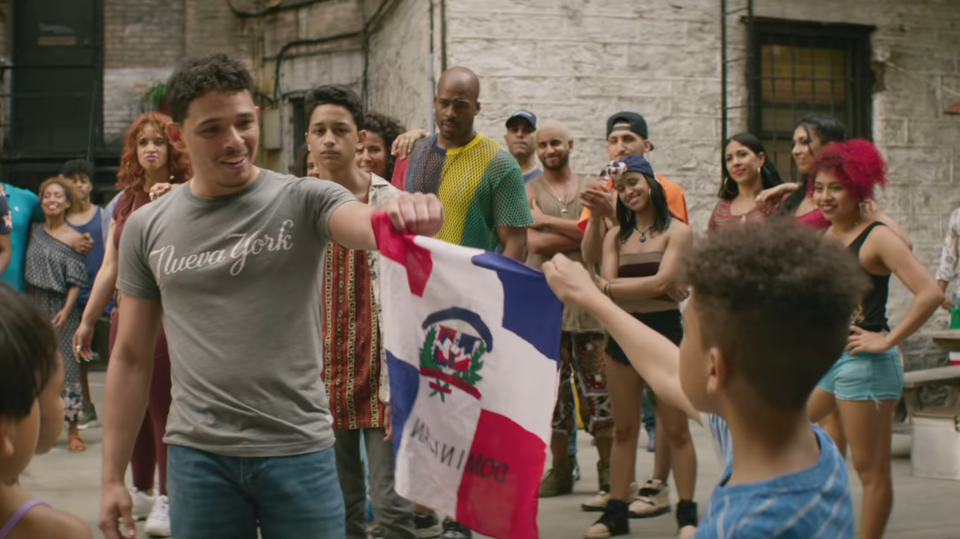 Frame from the official trailer of the movie 'In the Heights'.