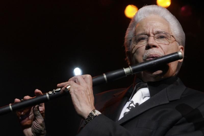 Johnny Pacheco, flutist, composer and leader of the Fania All-Stars. Image from archive