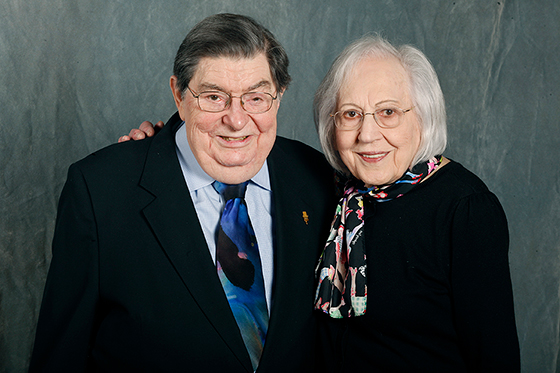 Kal and Lucille Rudman. Photo: Temple University