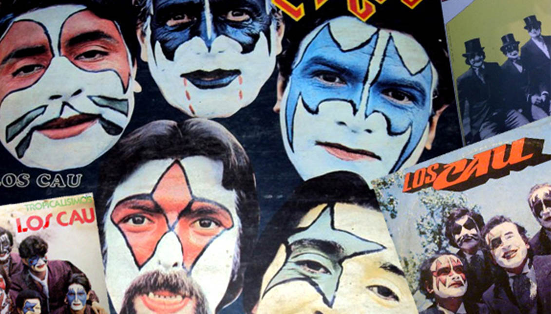 Los Caú, "los diablos de la cumbia", grabaron 24 LPs. Photo: Catastrófico
