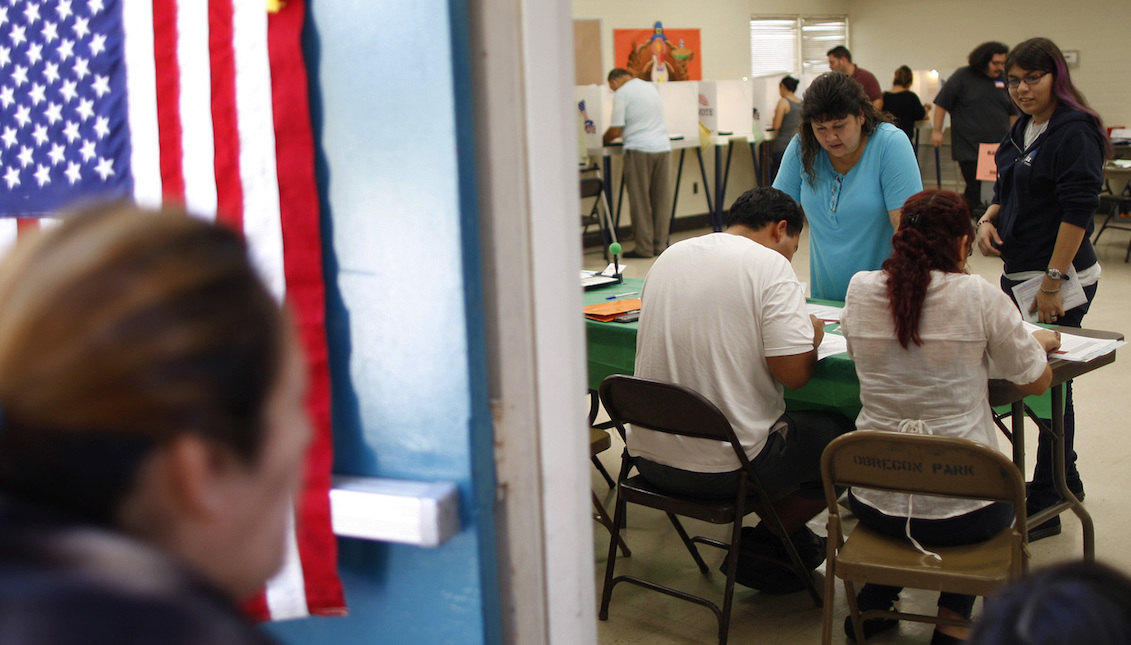 Los votantes latinos crecerán en poder electoral para el año 2020. David McNew/Getty Images