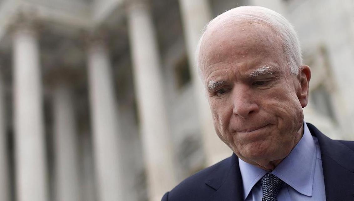 El Senador Republicano John McCain falleció el pasado sábado a los 81 años tras batallar un cáncer cerebral. Foto: Win McNamee/Getty Images