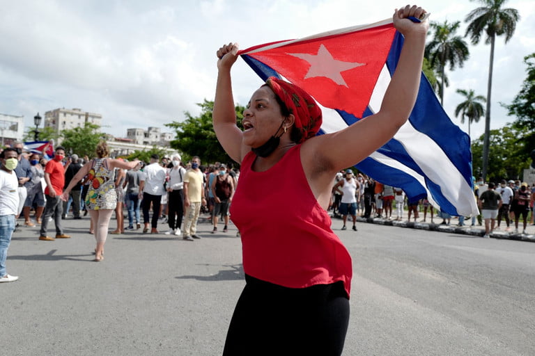 Protests have taken over Cuba in recent weeks. Photo: AFP
