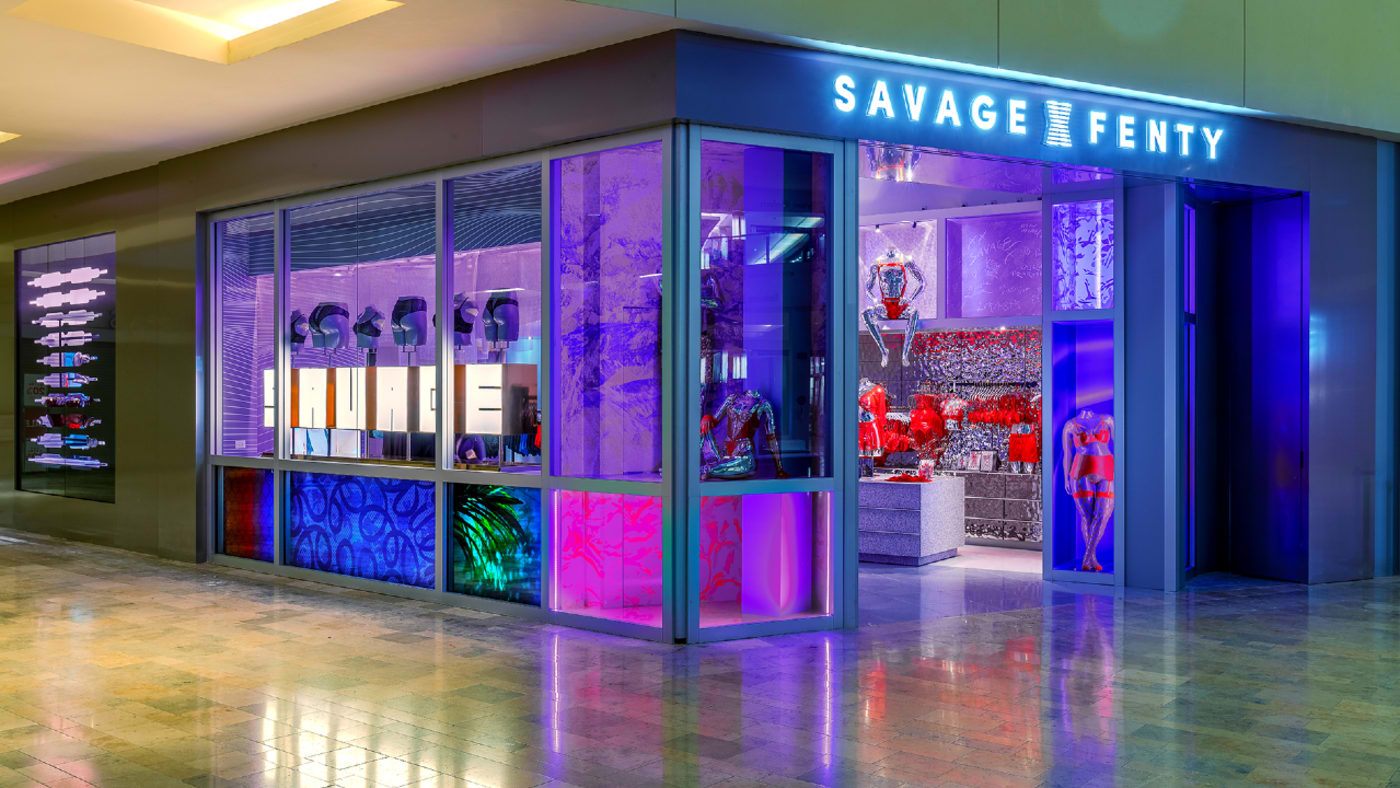 The Savage X Fenty store in Las Vegas. Photo credit: Savage X Fenty/Anthony Mair 