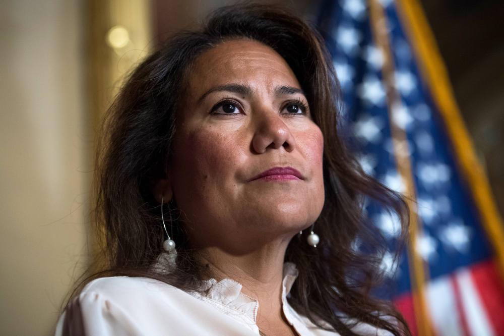 Rep. Veronica Escobar (D-TX) has been fighting misinformation at the border for years. Photo: TOM WILLIAMS—CQ-ROLL CALL, INC/GETTY IMAGES