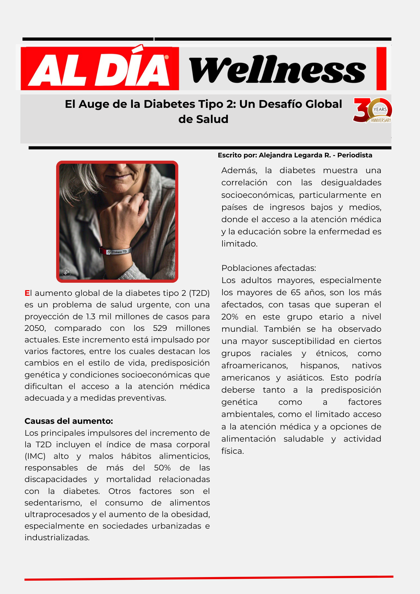 Diabetes en aumento