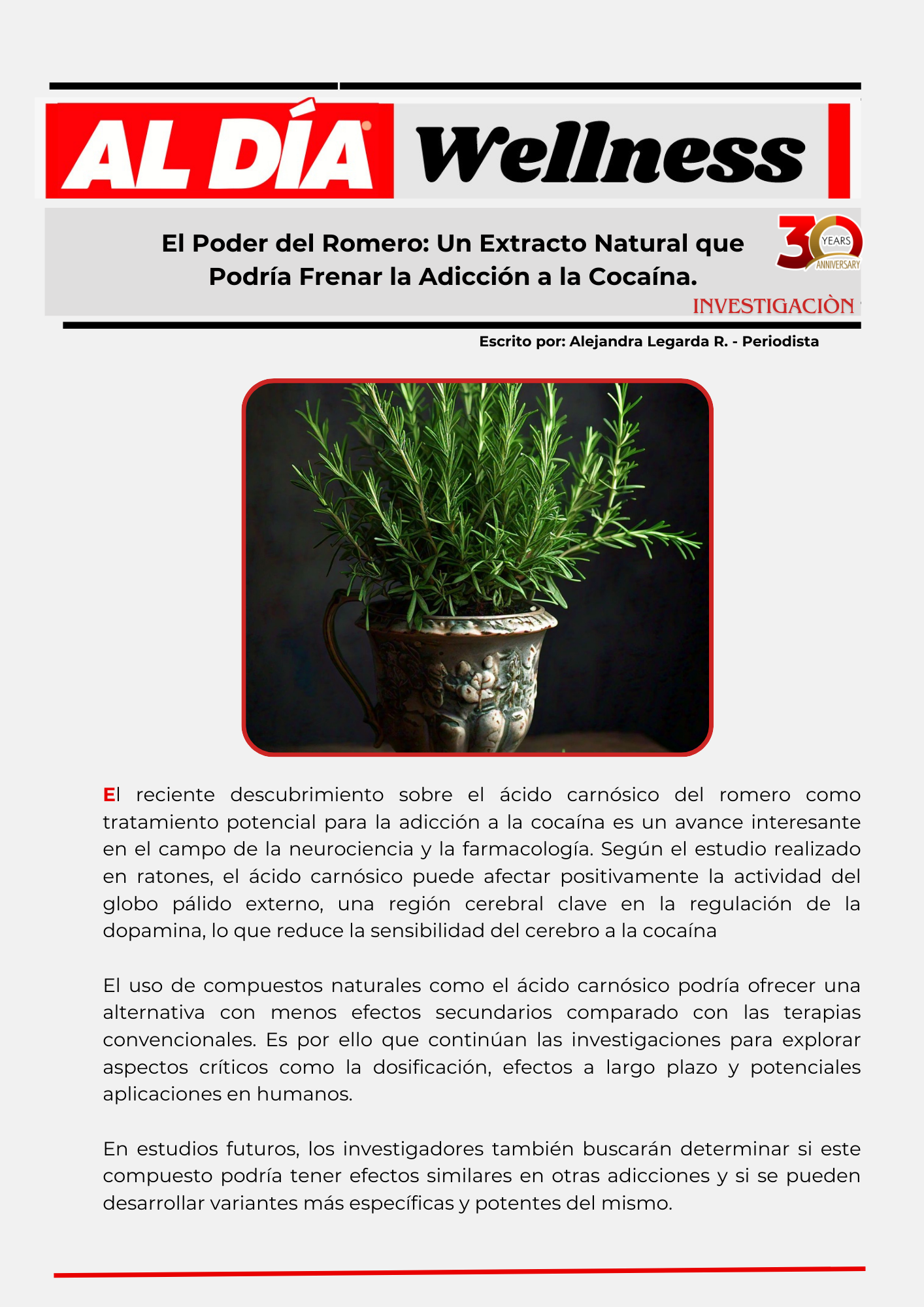 Romero y su extracto natural