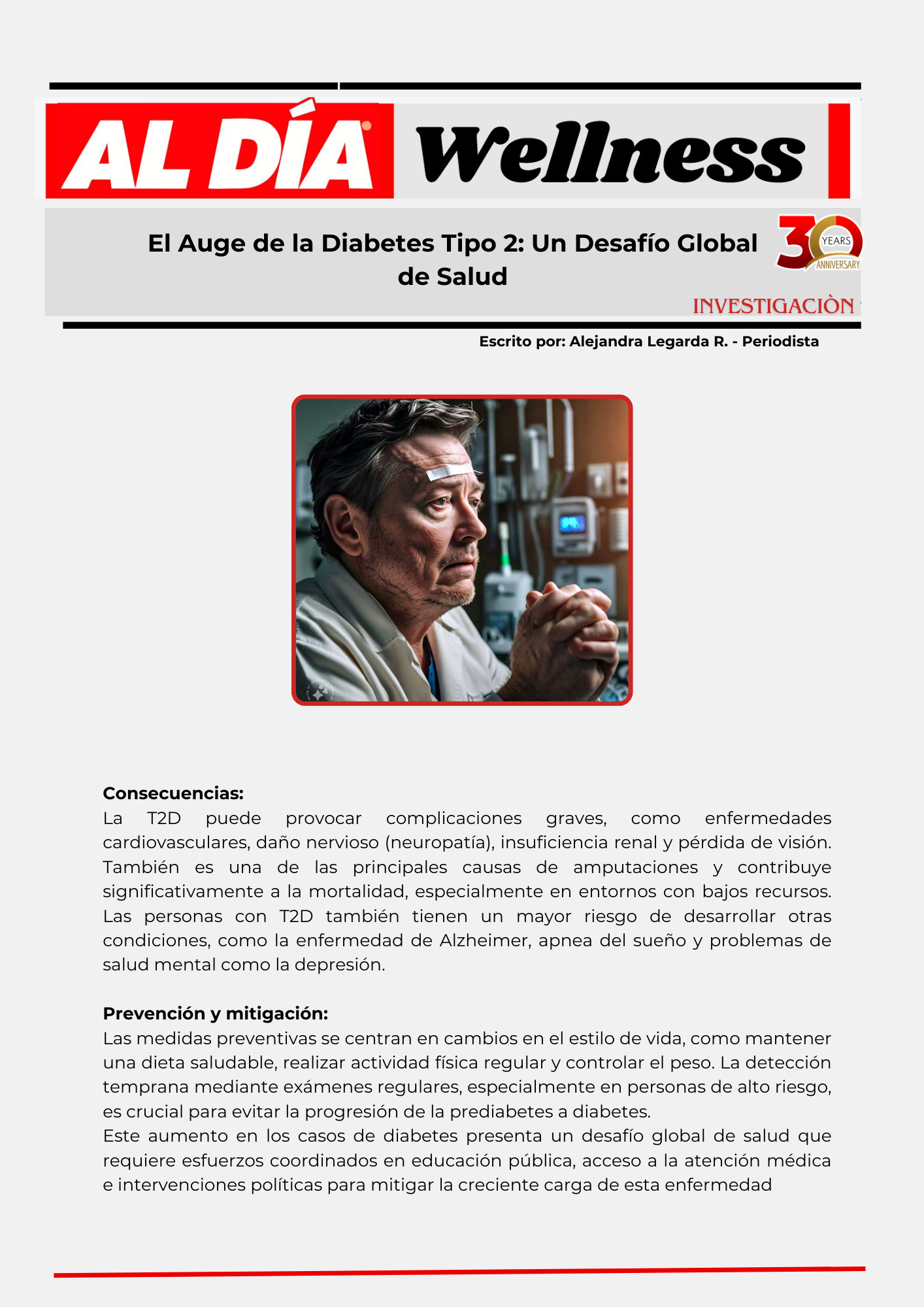 Diabetes en aumento