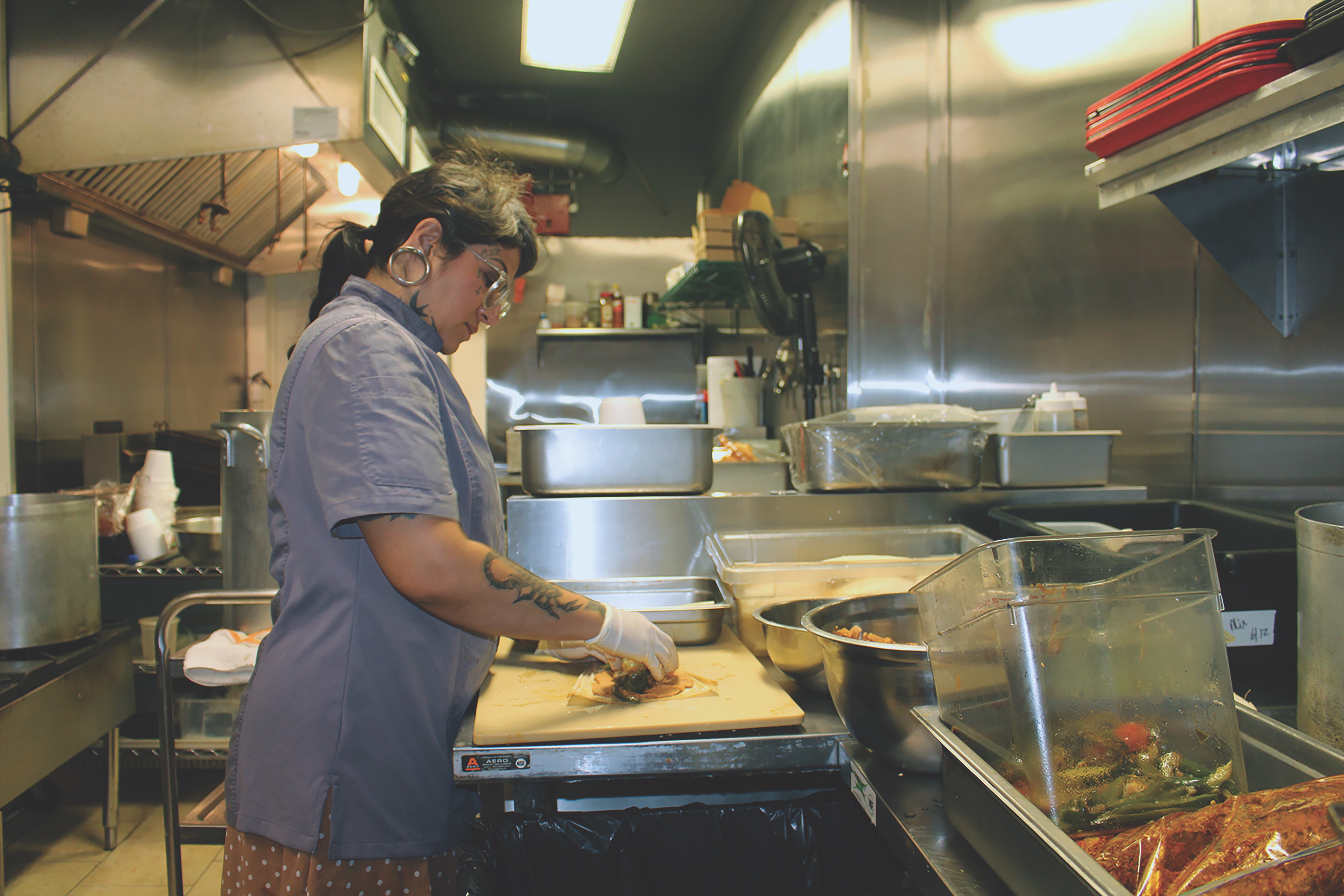 Tamales are one of the staple dishes at Juana Tamale. Photo: Jensen Toussaint/AL DÍA News.