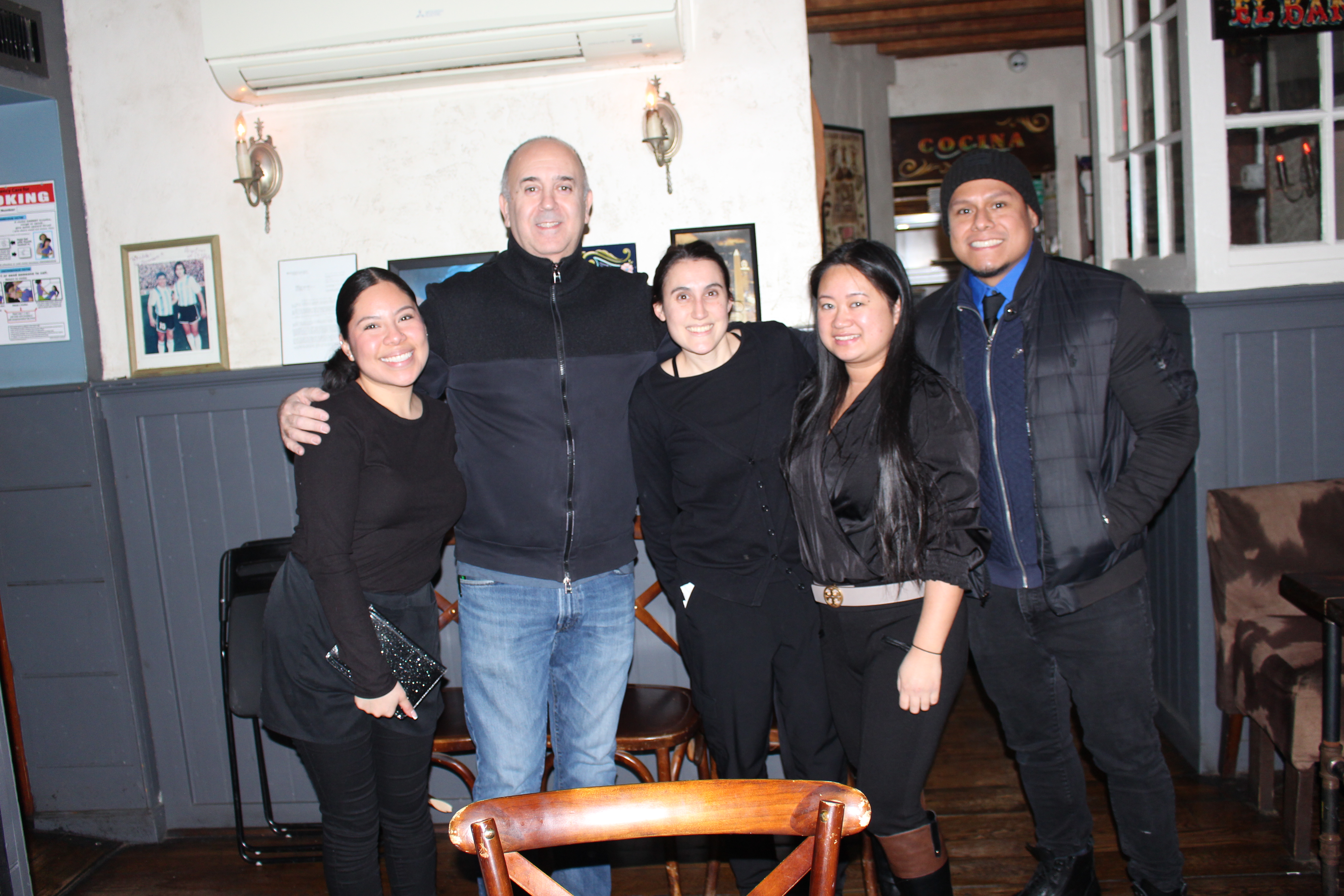 Walter Aragonez says that the Malbec staff have become like a part of his family. Photo: Jensen Toussaint/AL DÍA News.