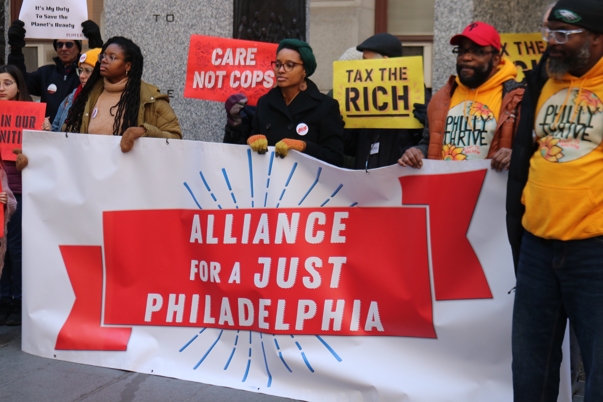 Alliance for a Just Philadelphia Banner