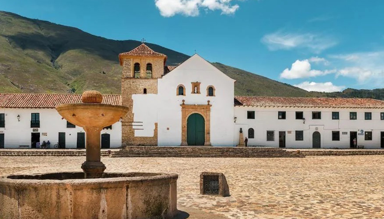 Plaza principal Villa de Leyva / Foto Gobernación de Boyacá