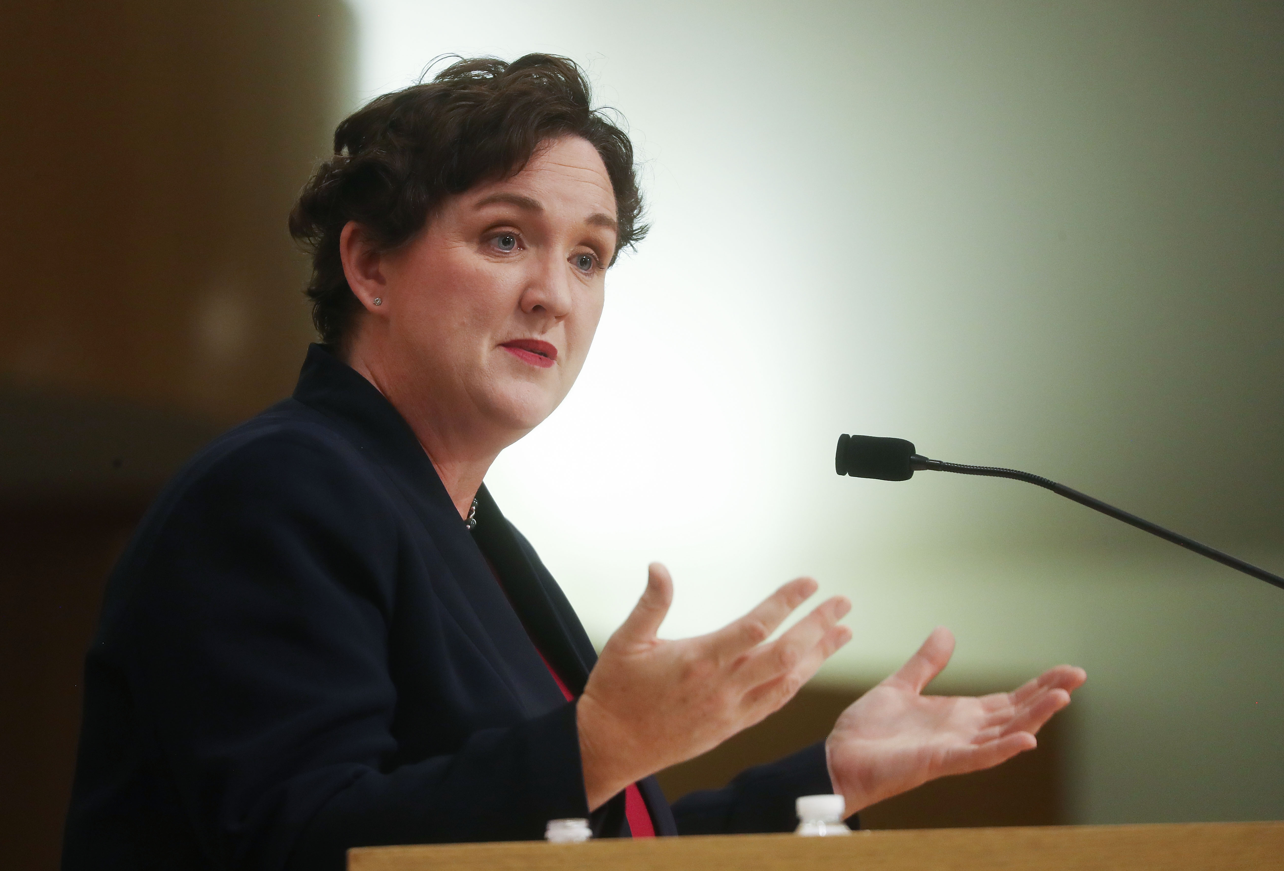 Los politicos del año 2019: Katie Porter. Photo: Getty Images