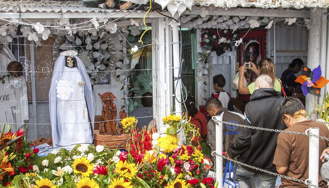 Se estima que hay cerca de 12 millones de devotos de la Santa Muerte. Getty Images