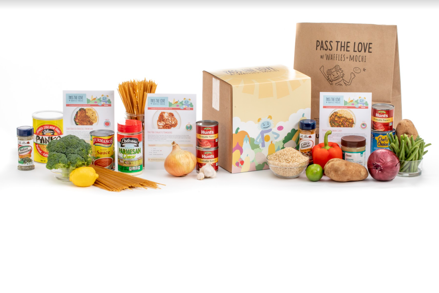 Screenshot of a Pass the Love Meal Kit.