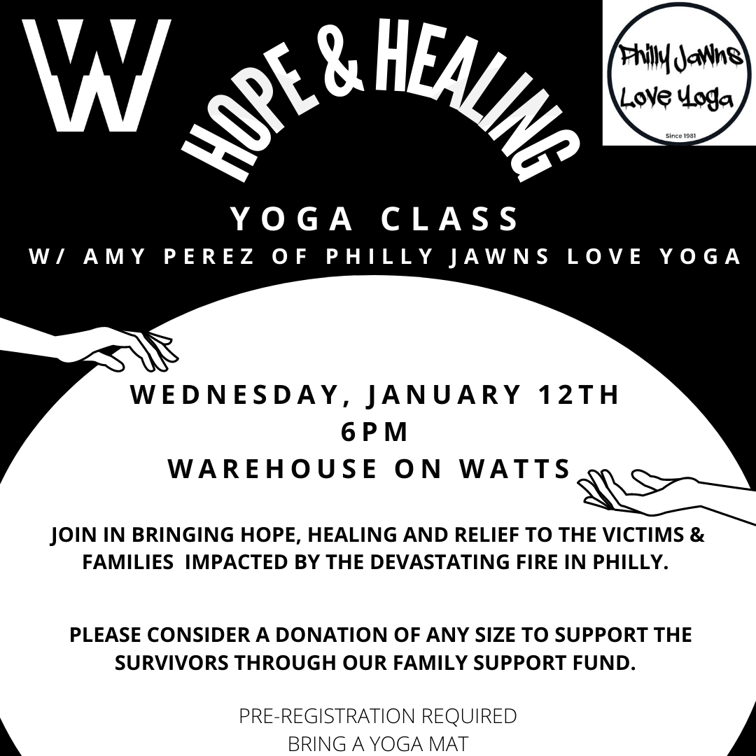 Graphic Courtesy of Amy Perez/Philly Jawns Love Yoga