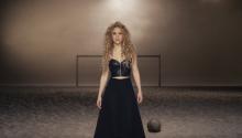 Foto del video "La,la,la" de Shakira de su sitio web.
