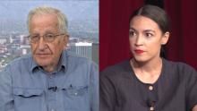 "Creo que lo que (la victoria de Ocasio-Cortez) señala es una división en el Partido Demócrata entre la base popular y los gerentes del partido", dijo Chomsky. "La base popular es cada vez más socialmente demócrata".