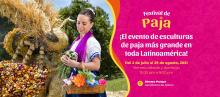 Poster of the first edition of the "Festival de Paja" in Puebla.